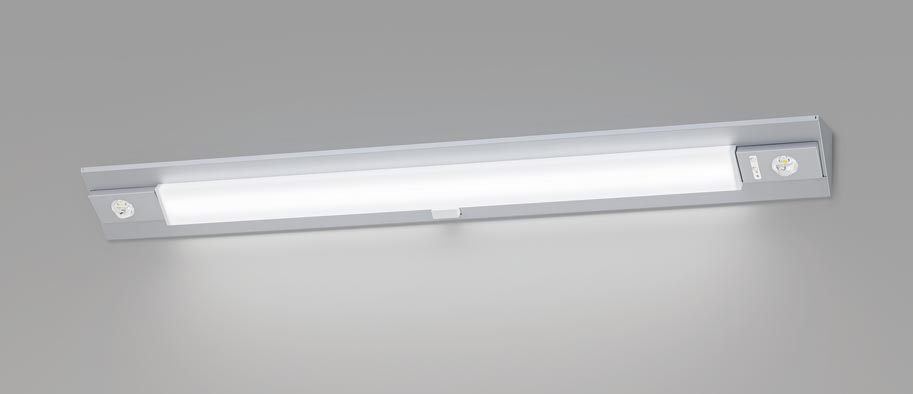 NNCF44255LE9 天井直付型・壁直付型LED（昼白色）ベースライト（非常用）・一体型階段灯30分間タイプON/OFFひとセンサNタイプ・自己点検スイッチ付・リモコン自己点検機能付