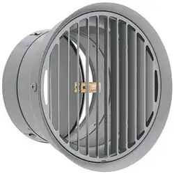 NSG125V10MDSPBL SUS製グリル 厚型 BL製品 125φ ドレン対策 縦ガラリFD付 72℃型式 10メッシュ
