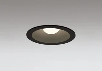 OD262007LCR ダウンライト 埋込穴φ100 ミニクリプトン60W相当 調光・電球色 拡散配光 枠色：ブラック 調光器別売