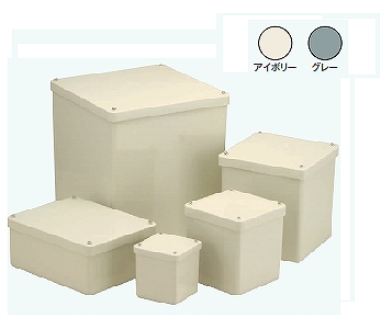 PB201510KJHW プルボックス(防水カブセ)(アイボリー)【縦200mm×横150mm×深さ100mm】