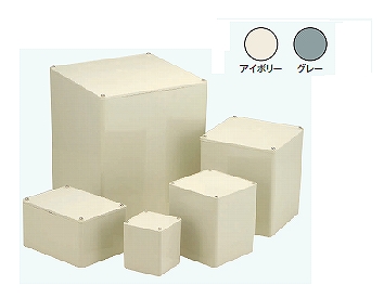 PB302010JHW プルボックス(平蓋)(アイボリー)【縦300mm×横200mm×深さ100mm】