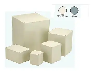PB302010JHW プルボックス(平蓋)(アイボリー)【縦300mm×横200mm×深さ100mm】