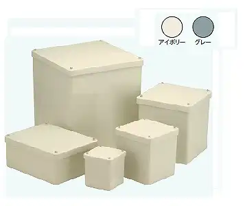 PB302010KJHW プルボックス(防水カブセ)(アイボリー)【縦300mm×横200mm×深さ100mm】