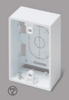 SFBF11 ニュー・エフモール付属品-露出ボックス(1個用・深型・グレー)