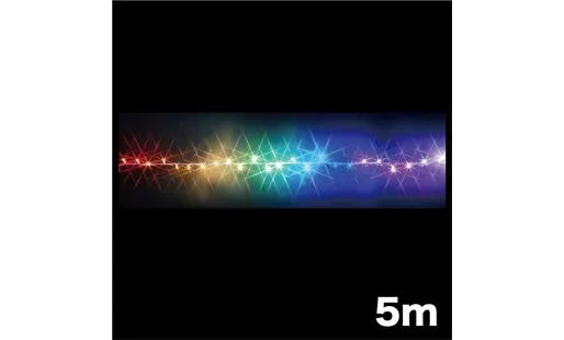 LEDストリング（ハイグレード・白コード・レインボータイプ）（SJシリーズ） SJ-E05HGW-05NJ