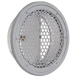 SP125ADSPR SUS製グリル 薄型 125φ 丸目パンチングFD付(後面ヒューズ) 72℃型式
