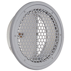 SP125ADSQR SUS製グリル 薄型 125φ 丸目パンチングFD付(後面ヒューズ) 120℃型式