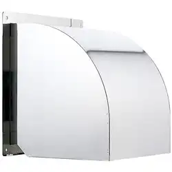 [受注品]SWC200A3MDSP ステンレス製ウェザーカバー 防火ダンパー付 200角 72℃型式 3メッシュ