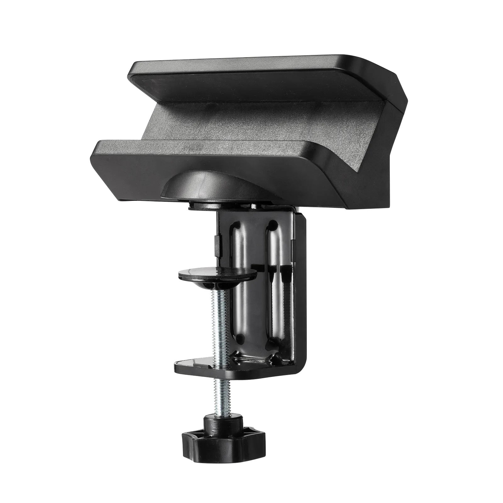 電源タップデスククランプ式回転型固定ホルダー TAP-CLAMP1BK