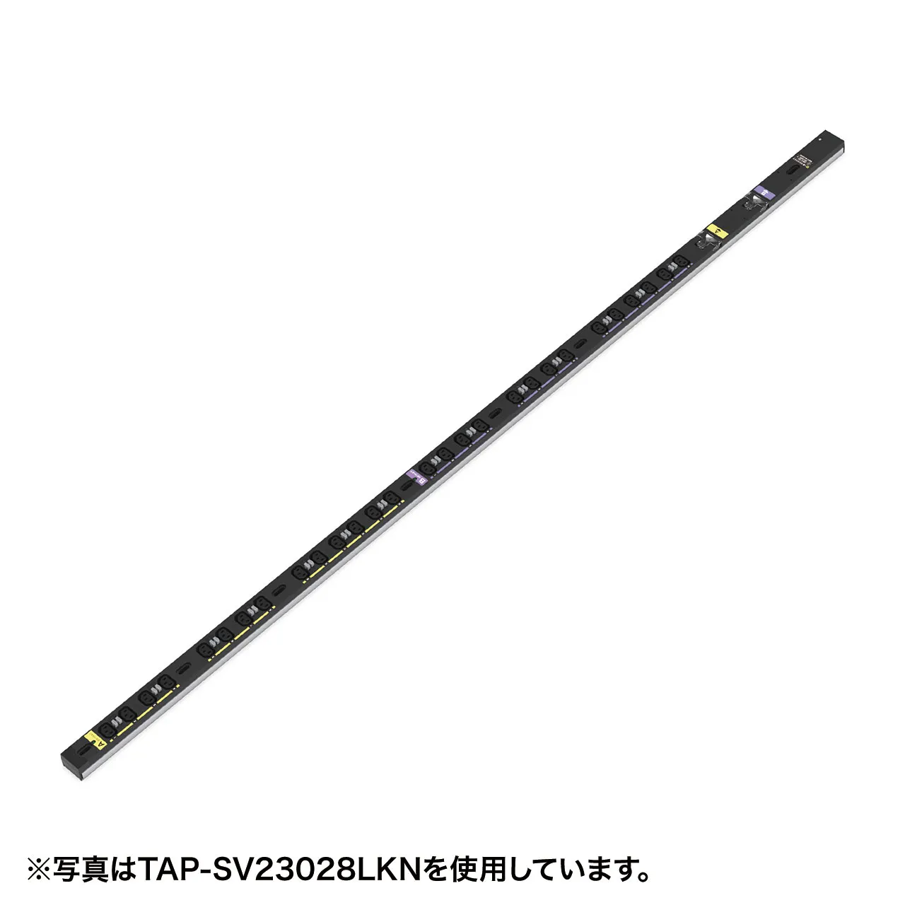 19インチサーバーラック用コンセント　200V(30A)　抜け防止ロック機能付き TAP-SV23016LKN