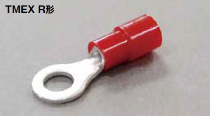 TMEX2-2-C TMEX2-2 圧着端子(R形)丸形 100個入 透明