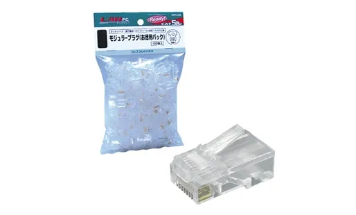 お徳用パック カテゴリー5eモジュラープラグ TP-MJ-808