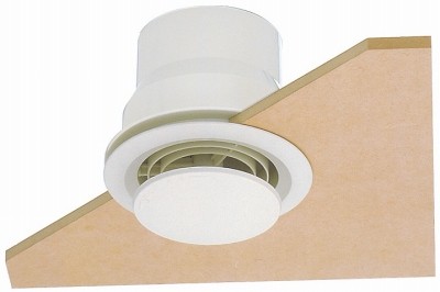 UFO100BWF 樹脂製 レジスター 100φ 一般型 メッシュフィルター(防虫・粗塵対策)付