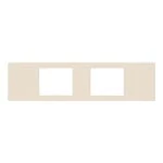 WCF8502MFK Sプレート(2コ用)(防気パッキン対応)(マットベージュ)