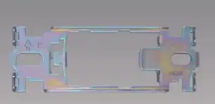 WCN3721 Sプレート組合せ用取付枠(はさみ金具WNH3992対応)1コ用