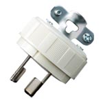 WF6220W 2P20A引掛キャップ(コードグリップ付)(ミルキーホワイト)