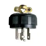 WF6320 引掛キャップ 3P20A(コードグリップ付)(ブラック)