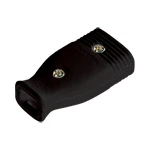 WH4615B ベター小型コードコネクタボディ(平形コード用)(ブラック)