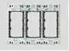 WJH-3K 取付枠 絶縁用 3連用