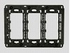 WJK-3 絶縁取付枠(J・WIDE専用取付枠) 3連用
