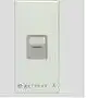 WJN-MGS-DF 操作板 電子式遅れスイッチ用 シングルマーク付 遅れスイッチ用