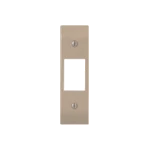 WK7701Y ケースウェイはめ込み厚型小穴カバー(スイッチ・コンセント用)(ラクダ)