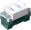 WN1001F Sプレート対応コンセント ベージュ