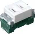 WN1001F Sプレート対応コンセント ベージュ