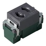 WN1061H 埋込抜け止めコンセント(グレー)