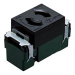 WN1061MB 埋込抜け止めコンセント(マットブラック)