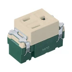 WN1101F 埋込接地コンセント(ベージュ)