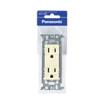 WN1512KP 埋込接地ダブルコンセント/プラスチック個装