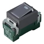 WN50522H 埋込ほたるスイッチC(3路)(ネーム付)(グレー)