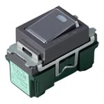 WN5054H 埋込ほたるスイッチE(4路)(ネーム付)(グレー)