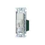 WN5622K フルカラー [壁取付]熱線センサ付自動スイッチ(2線式・3路配線対応形)(検知後連続動作時間約10秒 - 30分可変形)(明るさセンサ・手動スイッチ付)