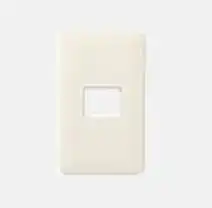 WN6701W 在庫あり)簡易耐火用モダンプレート1コ用(ミルキーホワイト)