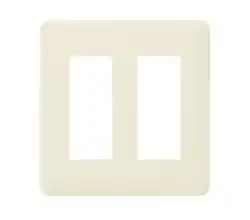 WN6806WK フルカラーワンタッチモダンプレート 6コ用(ミルキーホワイト)