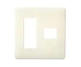 WN6874WK フルカラーワンタッチモダンプレート 4コ用(3コ+1コ用)(ミルキーホワイト)