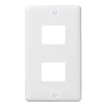 WN7502SWK クラシックシリーズ新金属コンセントプレート(2コ用)(ホワイト)