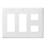 WN7508SWK クラシックシリーズ新金属コンセントプレート(8コ用)(ホワイト)