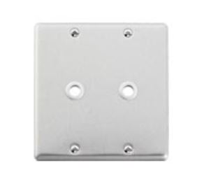 WN7582 [フルコート加工] 新金属電話線用プレート(取付枠付)2連