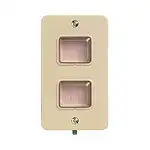 WN7942 防雨埋込スイッチプレート(2コ用)(取付枠付)