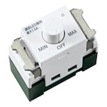 WNS57511W SO-STYLE[LED]埋込逆位相調光スイッチB(適合LED専用1.6A)(ロータリー式)(下限照度設定機能付)(マットホワイト)