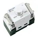WNS57511W SO-STYLE[LED]埋込逆位相調光スイッチB(適合LED専用1.6A)(ロータリー式)(下限照度設定機能付)(マットホワイト)