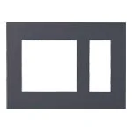 WNS6503H SO-STYLEプレート2連接穴+3コ用(マットグレー)