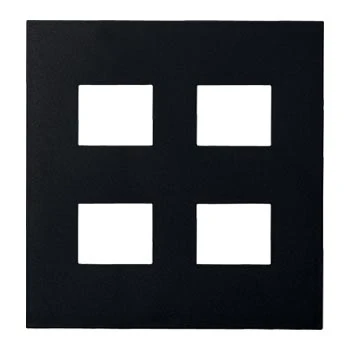 WNS6704B SO-STYLE簡易耐火プレート4コ用(2コ+2コ用)(マットブラック)