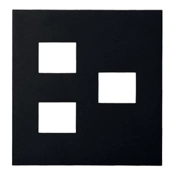 WNS6773B SO-STYLE簡易耐火プレート3コ用(2コ+1コ用)(マットブラック)