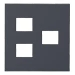 WNS6773H SO-STYLE簡易耐火プレート3コ用(2コ+1コ用)(マットグレー)