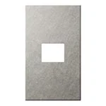 WNS9601S SO-STYLEエクストラメタルプレート(1コ用)(バイブレーション仕上げ)(シルバー)