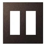 WNS9606A SO-STYLEエクストラメタルプレート(6コ用)(バイブレーション仕上げ)(ブラウン)